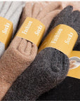Winter Männer Thermosocken – Dicke Frottee-Socken aus Kaninchenwolle - Snooze Soles