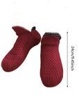 Verdrehte Winter-Fleece-Socken - Snooze Soles