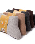 Winter Männer Thermosocken – Dicke Frottee-Socken aus Kaninchenwolle - Snooze Soles