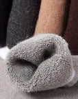 Winter Männer Thermosocken – Dicke Frottee-Socken aus Kaninchenwolle - Snooze Soles
