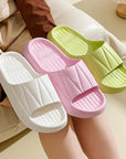 Stripe Design Home Slippers - Snooze Soles