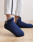 Verdrehte Winter-Fleece-Socken - Snooze Soles
