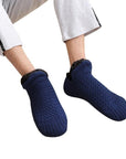 Verdrehte Winter-Fleece-Socken - Snooze Soles