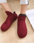 Verdrehte Winter-Fleece-Socken - Snooze Soles